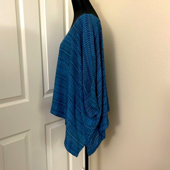 NWT Manaola Puako Kaftan Kapa Blue and Black O/S - Picture 3 of 11